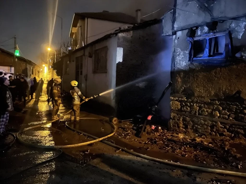 Bursa’da çıkan yangında 10 büyükbaş hayvan telef oldu