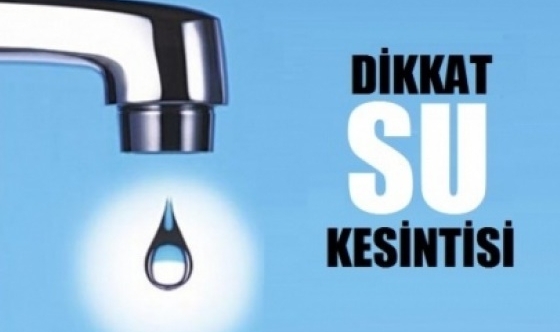 İnegöl’de su kesintisi