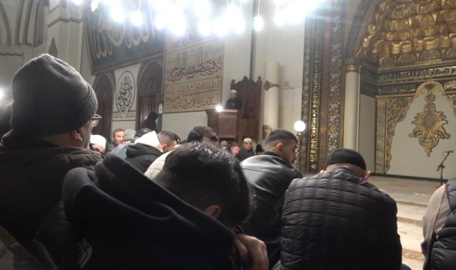 Regaip Kandili’nde Bursalılar Ulu Cami’ye akın etti