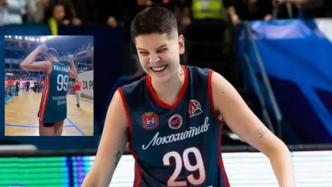 Rus taraftarlardan Ebrar Karakurt’a mutlu eden jest!