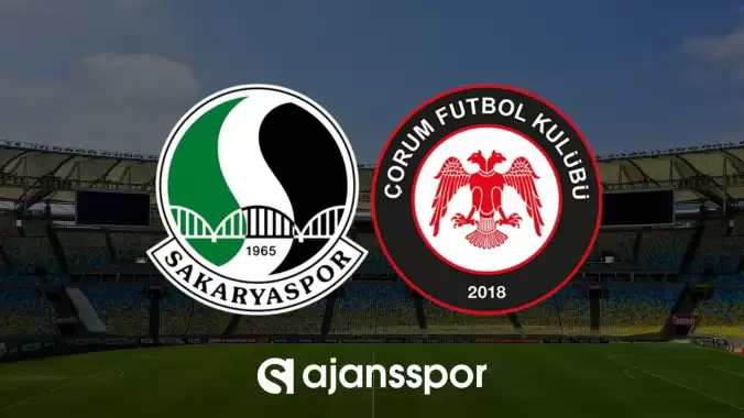Sakaryaspor – Çorum FK maçının canlı yayın bilgisi ve maç linki