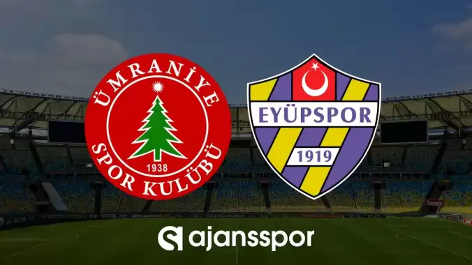 Ümraniyespor – Eyüpspor maçının canlı yayın bilgisi ve maç linki