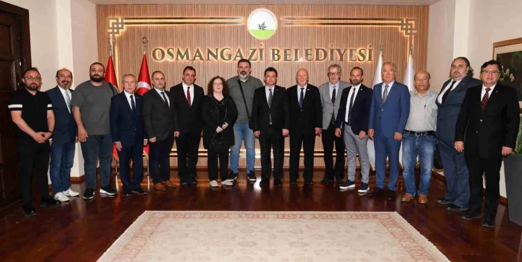 BGC Yönetimi Osmangazi Belediye Başkanı Erkan Aydın’ı Ziyaret Etti