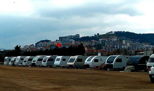 Mudanya 50’den fazla karavana ev sahipliği yapıyor