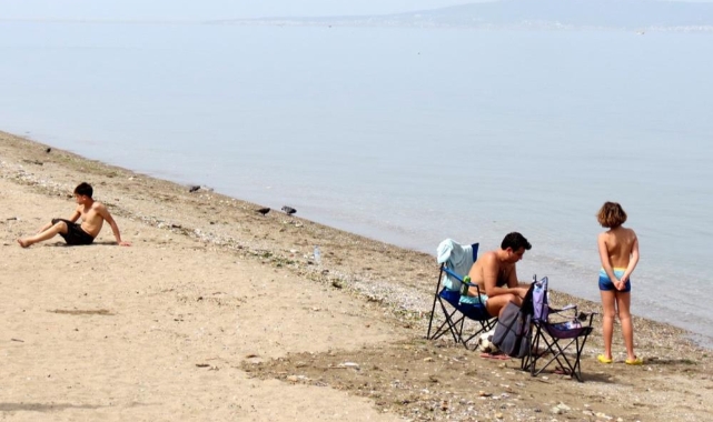 Mudanya’da deniz sezonu erken açıldı