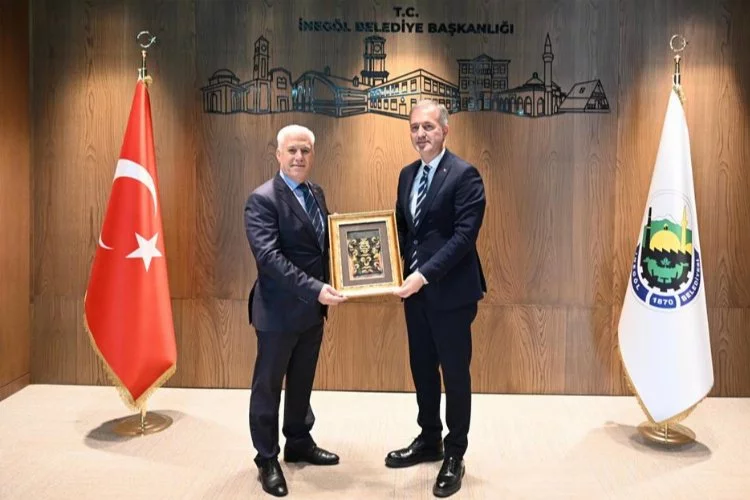 Mustafa Bozbey’den Başkan Taban’a ziyaret