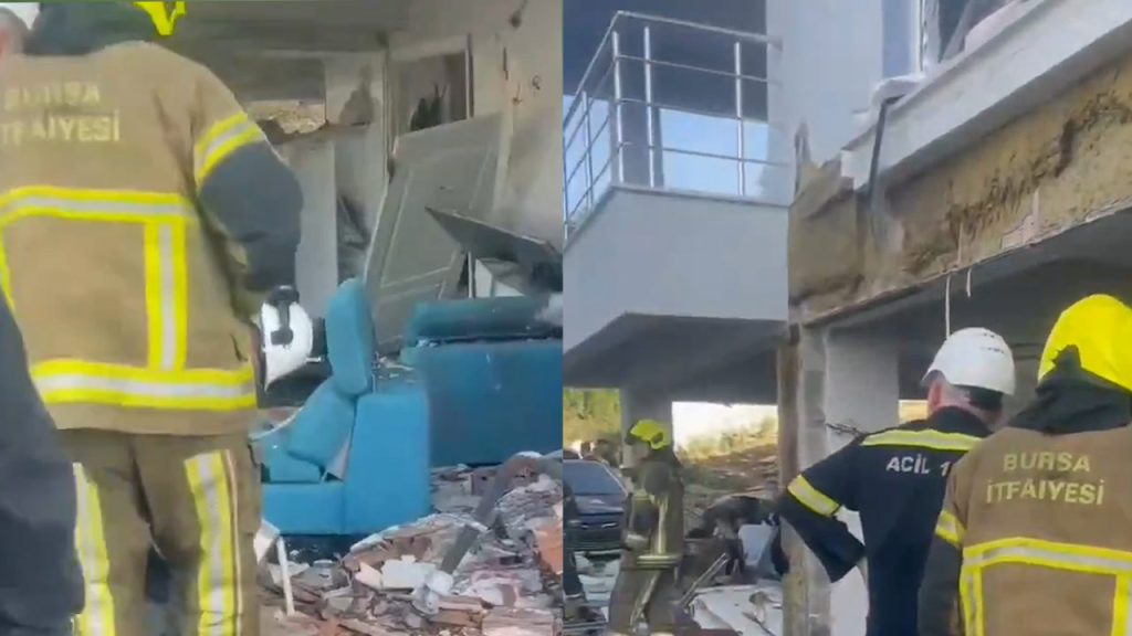 Sonunda bu da oldu… Bursa’da kiracı evi havaya uçurdu