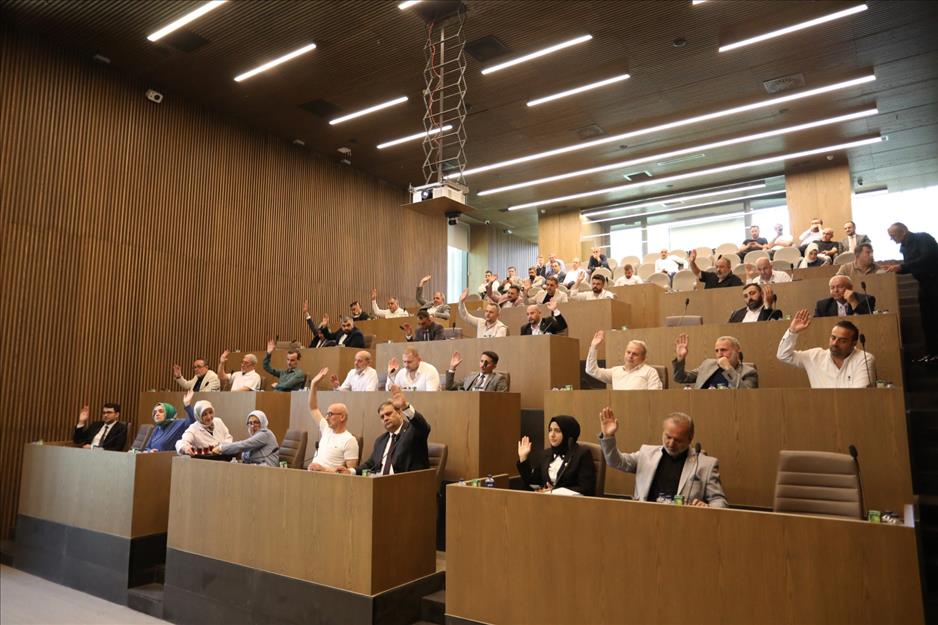 İnegöl Belediyesi’nde meclis toplantısı yapıldı
