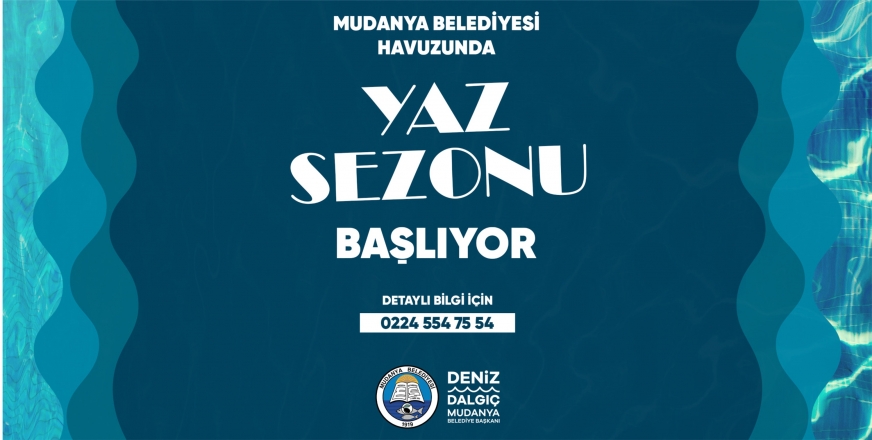 Mudanya Belediyesi yüzme havuzunda yaz sezonu başlıyor