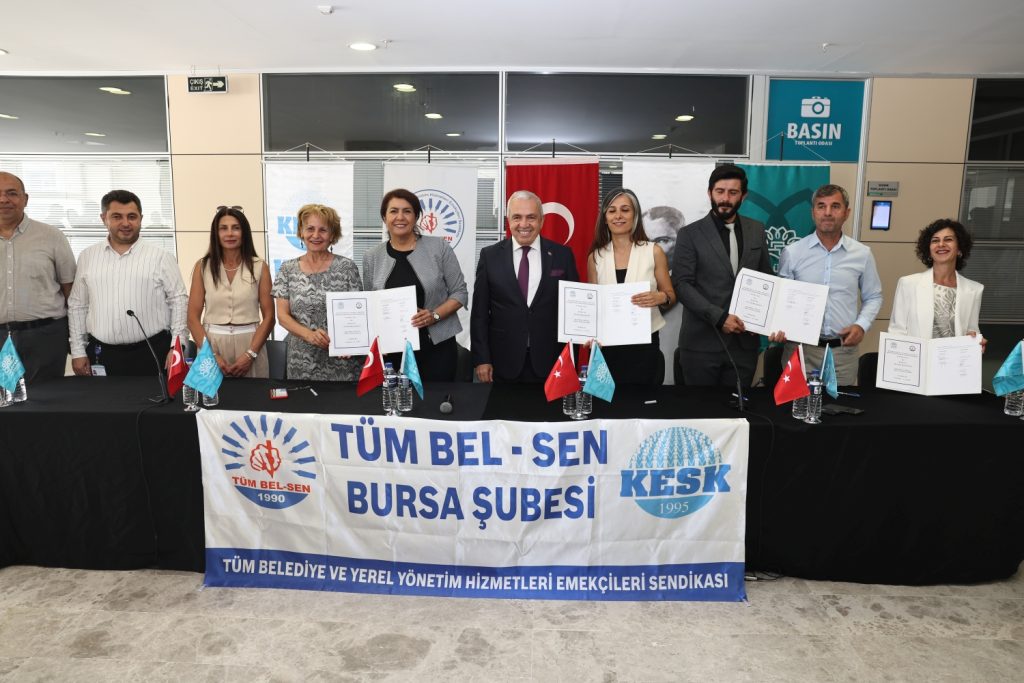 Nilüfer Belediyesi’nde toplu iş sözleşmesi sevinci