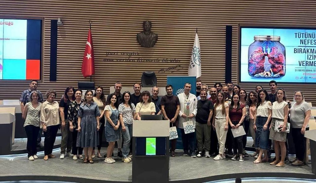 Çalışanlara tütün ürünlerinin zararları anlatıldı