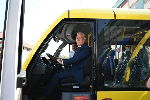 BURULAŞ’a 5 yeni mikrobüs alındı
