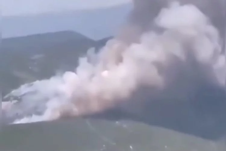 Orhaneli’de orman yangını çıktı