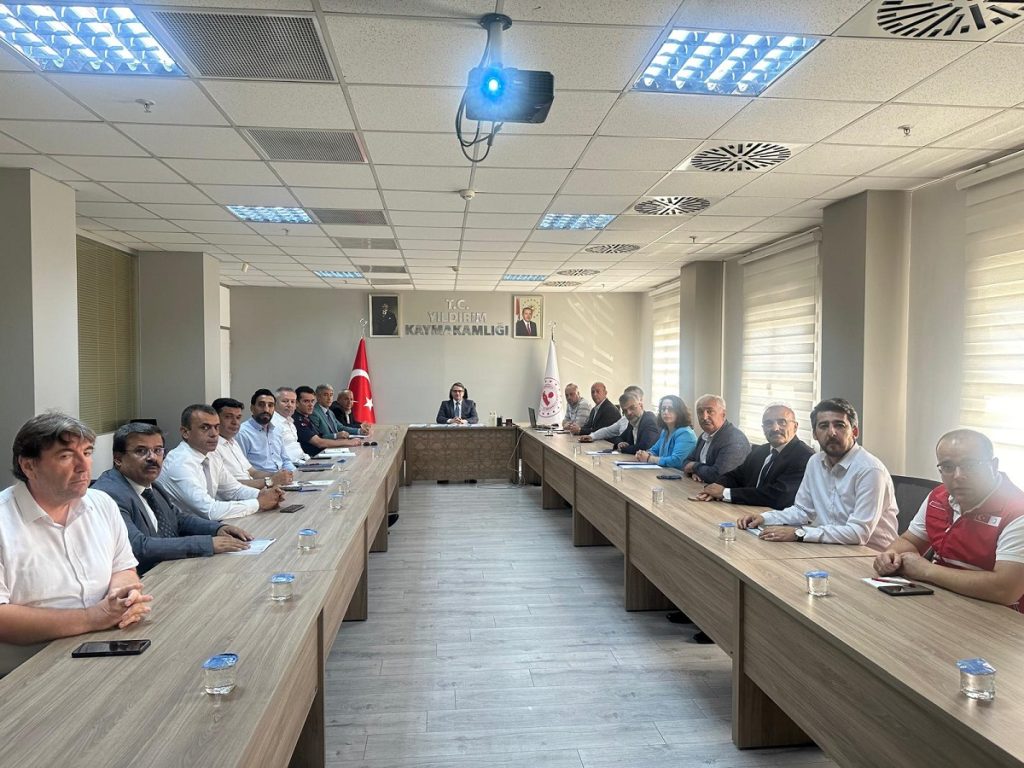 Deprem Tatbikatı ile ilgili toplantı yapıldı