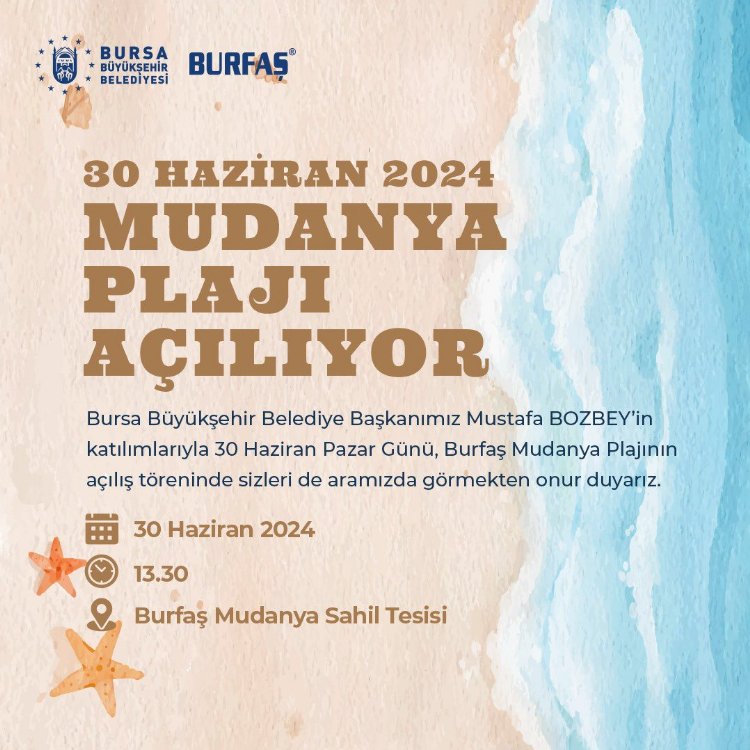 Bursa’nın Mudanya Plajı hizmete açılıyor