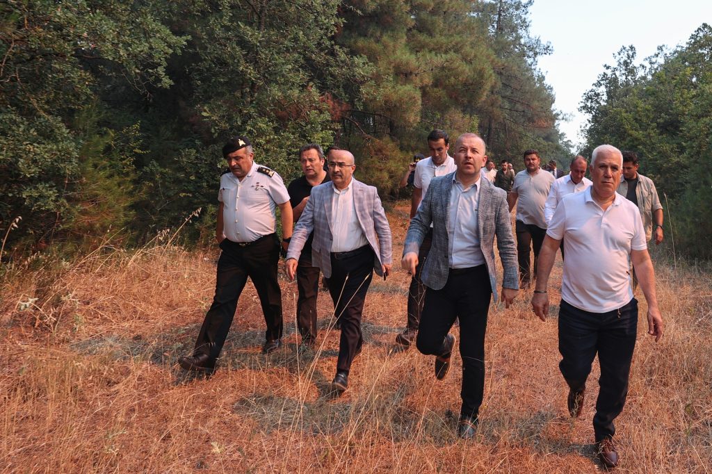 Bursa Uludağ Üniversitesinde yangın çıktı!