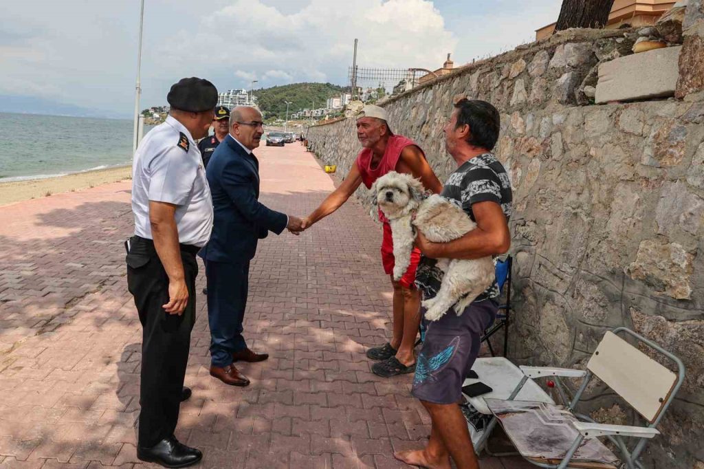 Mahmut Demirtaş sahil denetimlerini sürdürüyor