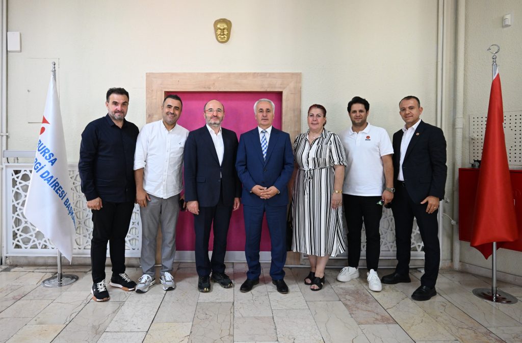 Muhsin Koçaslan’dan Vergi Dairesi Başkanı’na ziyaret