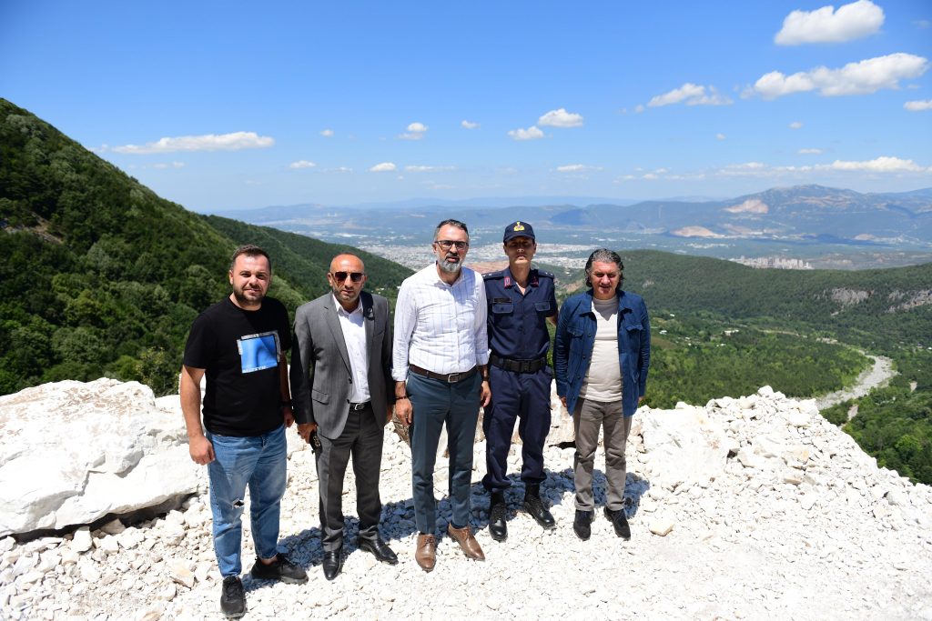 Kestel’de Jandarma kontrol noktası ve cam seyir terası projesi incelendi