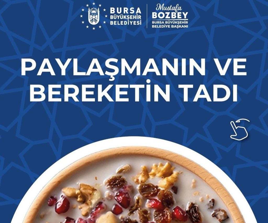 Bursa Büyükşehir Belediyesi’nden aşure dağıtımı
