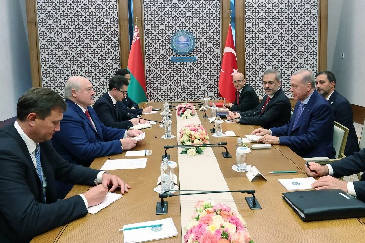 Cumhurbaşkanı Erdoğan, Lukaşenko ile görüştü