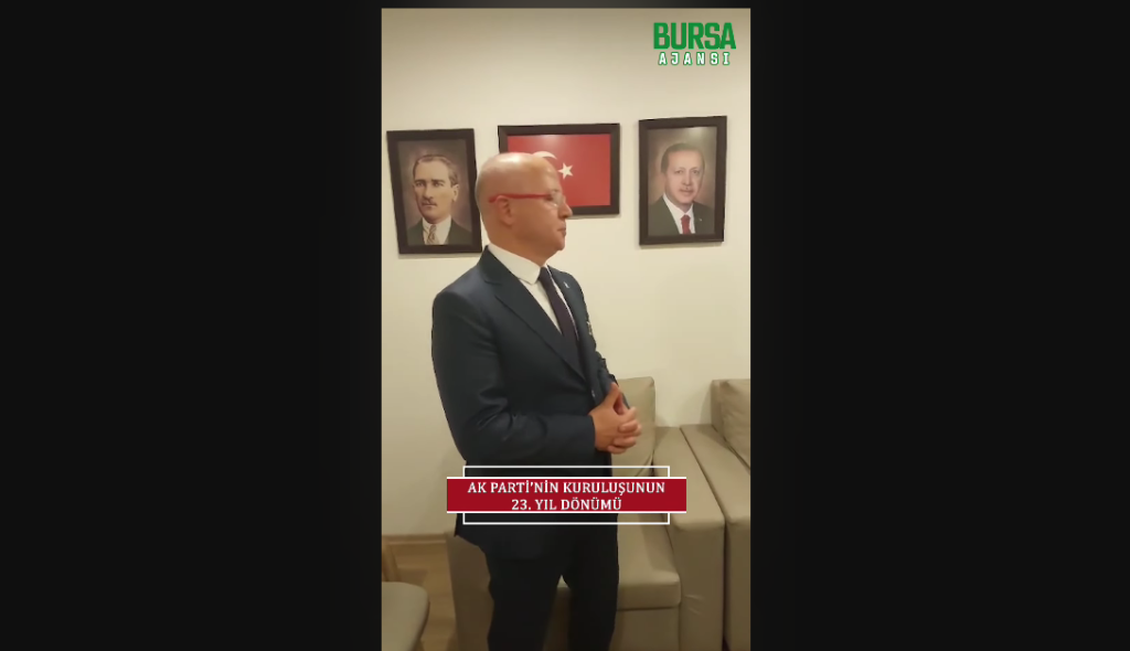 AK Parti’nin kuruluşunun 23. yıl dönümü Bursa’da kutlandı