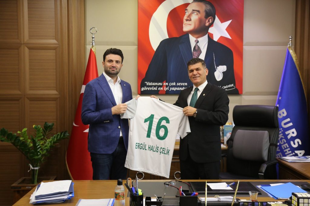Enes Çelik’ten Genel Sekreter Halisçelik’e ziyaret