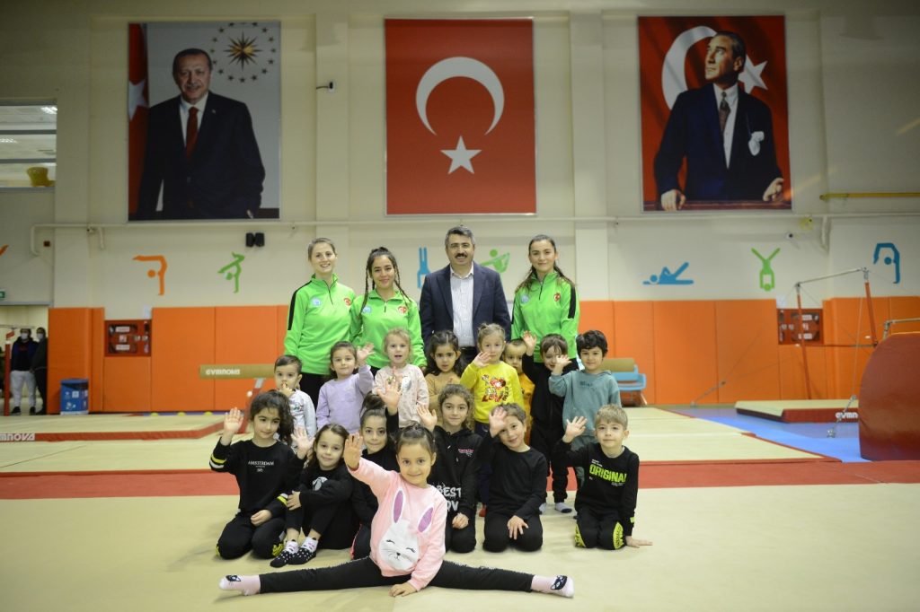 Minikler cimnastikle tanıştı