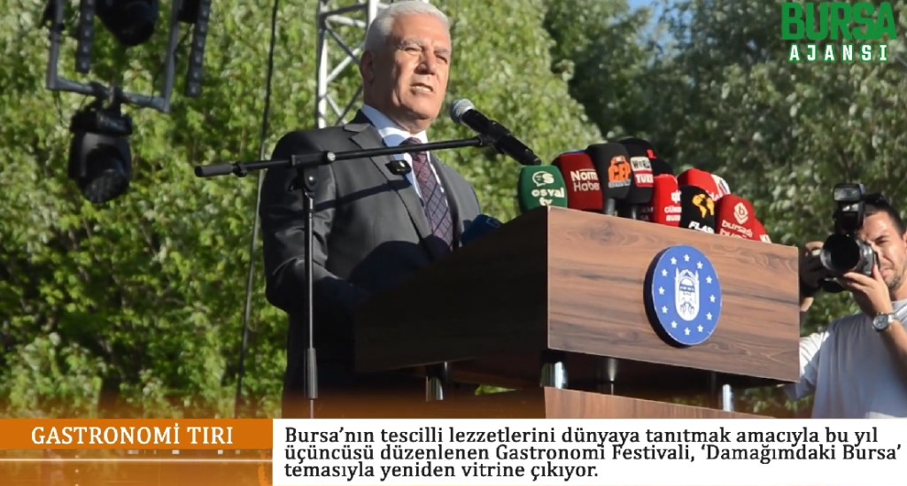 Bursa Gastronomi Festivali kortej yürüyüşüyle başladı