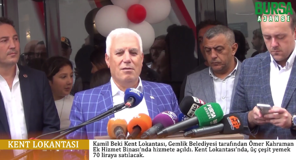 Gemlik’te Kent Lokantası açıldı
