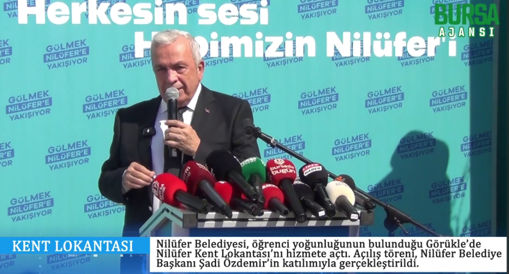 Nilüfer Belediyesi Kent Lokantası’nı Görükle’de açtı