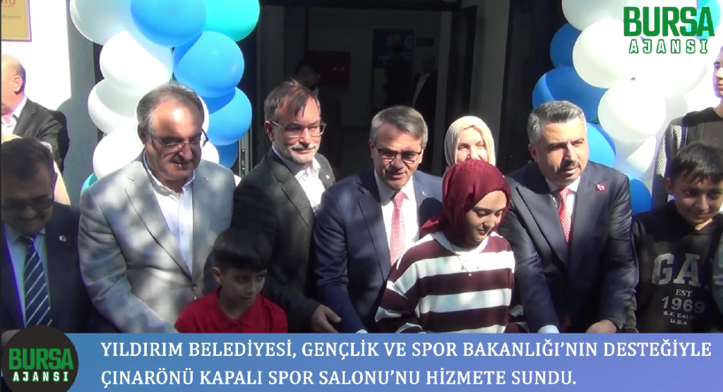 Yıldırım Belediyesi Çınarönü Kapalı Spor Salonu’nu hizmete açtı