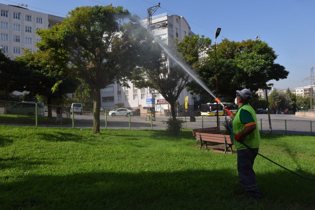 Yıldırım’da ilaçlama çalışmaları devam ediyor