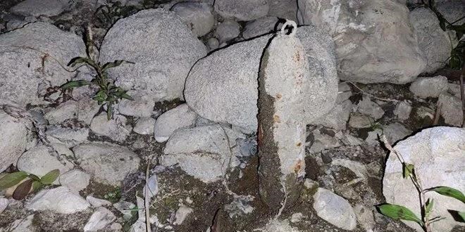 Bursa’da bulunan patlamamış top mermisi imha edildi