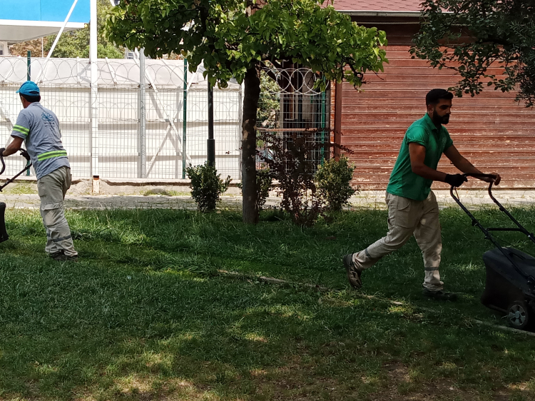 Nilüfer Belediyesi çevre düzenlemelerine devam ediyor