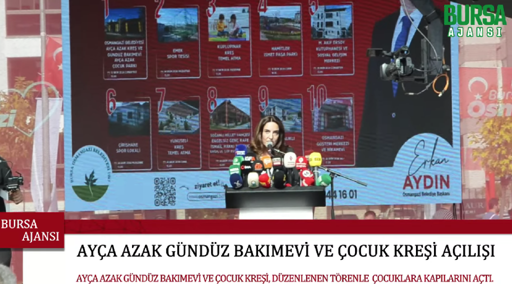 Ayça Azak Gündüz Bakımevi ve Çocuk Kreşi açılışı