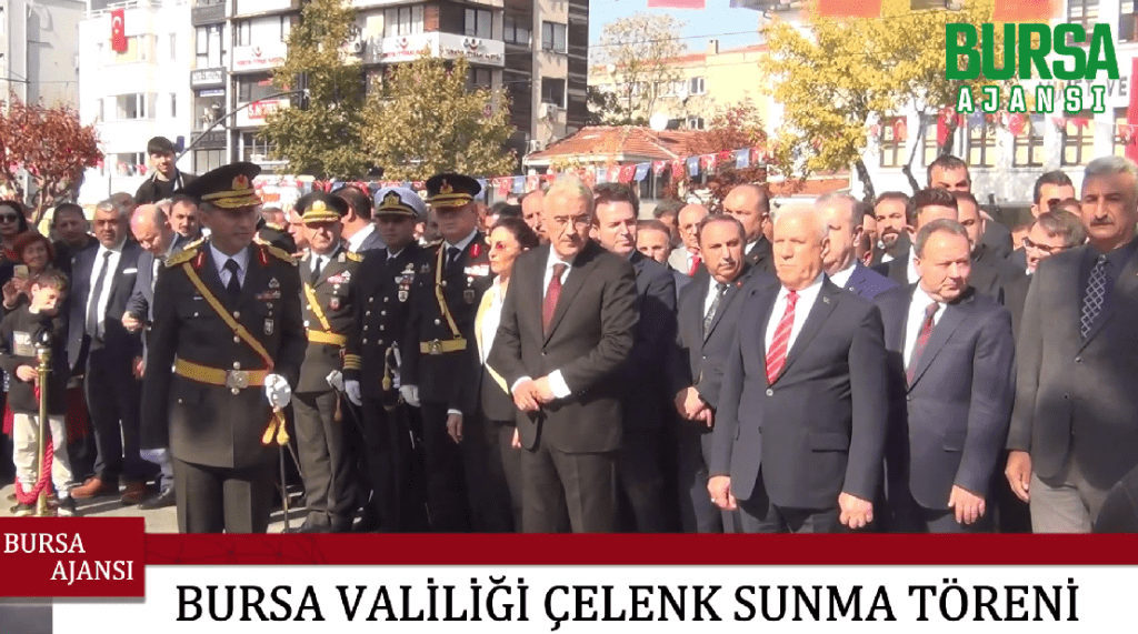 Bursa Valiliği Çelenk Sunma Töreni