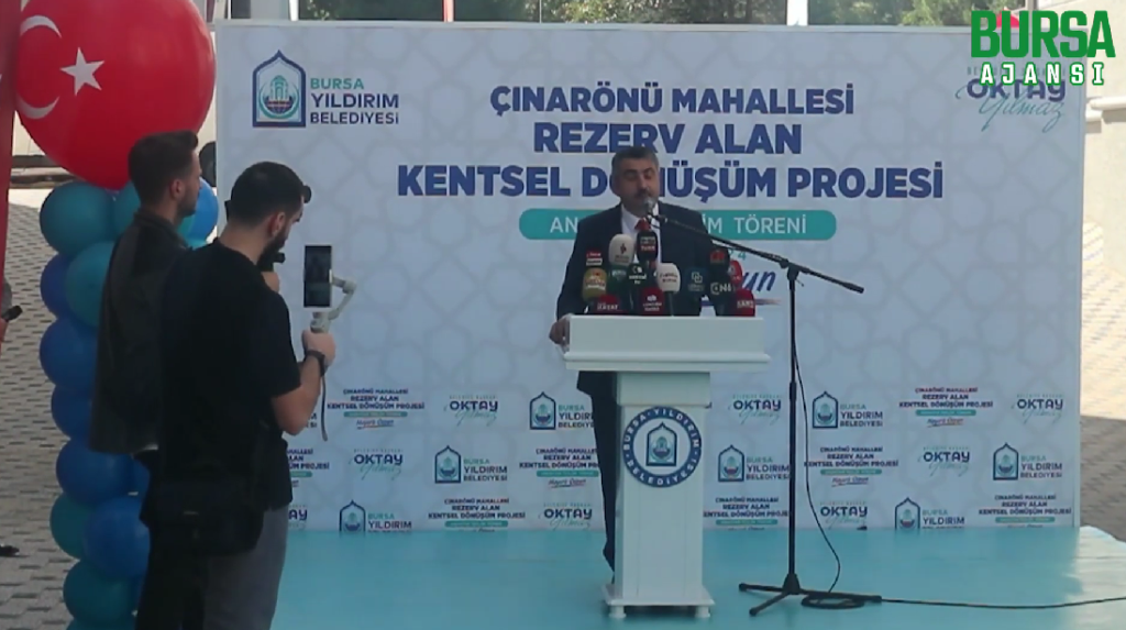 Çınarönü Mahallesi Rezerv Alan Kentsel Dönüşüm Projesi Açılış Töreni