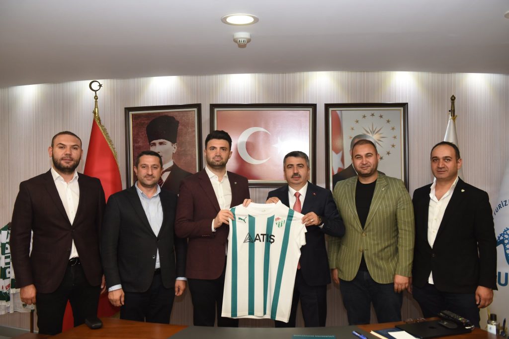 Bursaspor yönetiminden Başkan Yılmaz’a ziyaret