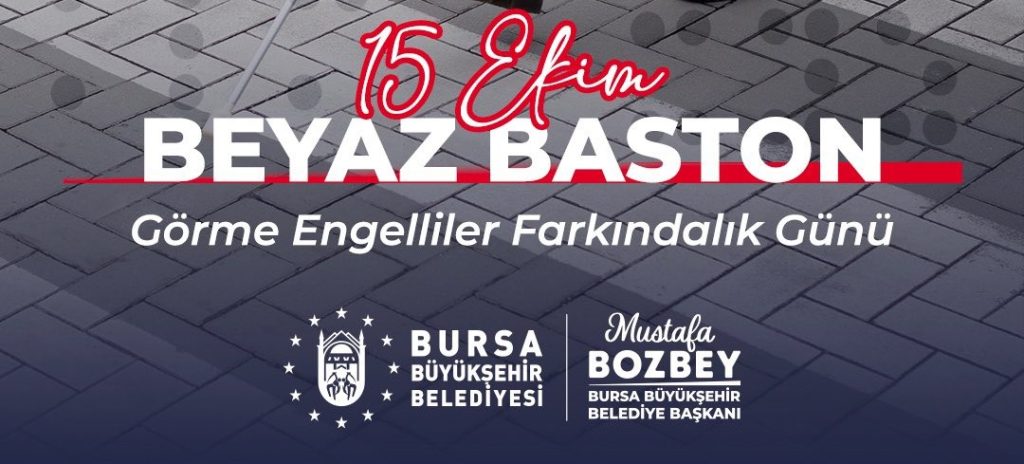 Büyükşehir’den ‘Beyaz Baston Görme Engelliler Günü’ mesajı