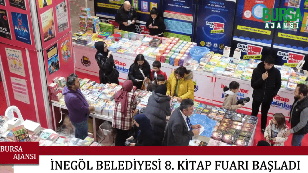 İnegöl Belediyesi 8. Kitap Fuarı başladı