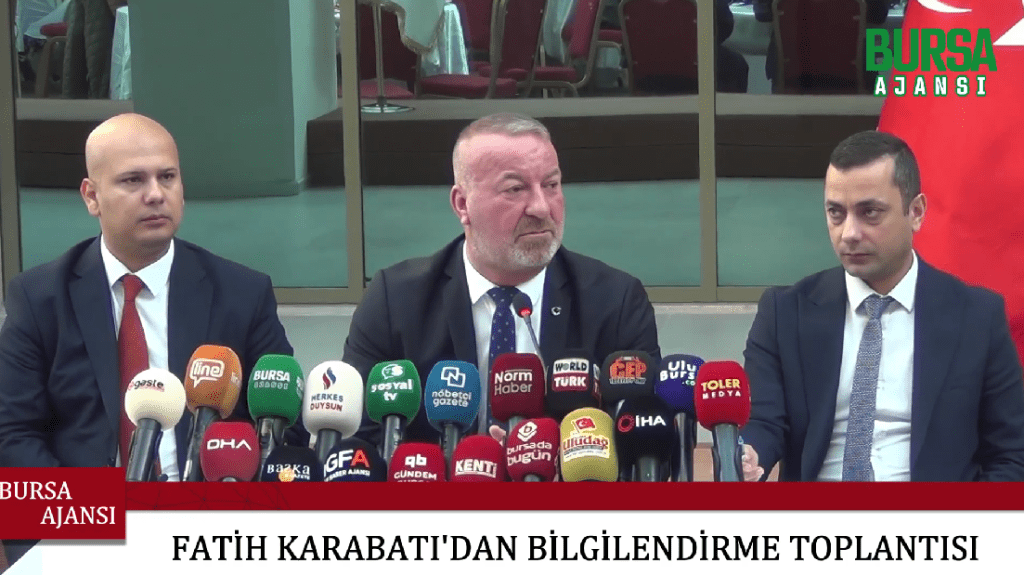 Karacabey Belediye Başkanı Fatih Karabatı’dan bilgilendirme toplantısı
