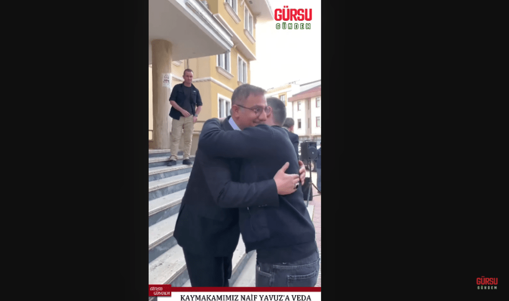 Kaymakamımız Naif Yavuz’a veda