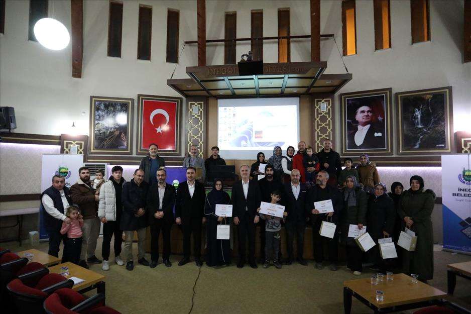 İnegöl’de Aile Okulunun ödülleri sahiplerini buldu