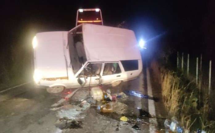Orhangazi’de otomobil takla attı: 2 Kişi yaralandı