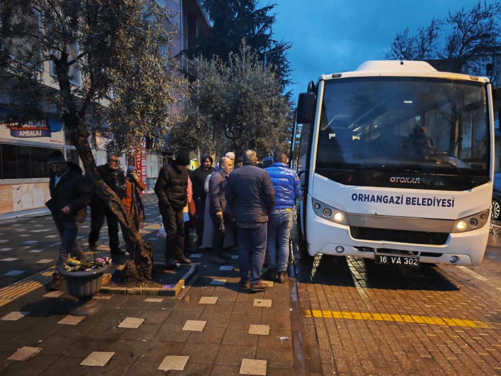 Orhangazi’den hasta ve engelli vatandaşlara ücretsiz nakil hizmeti