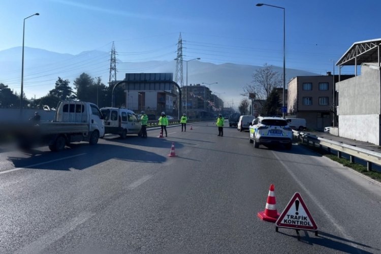 Bursa Emniyeti’nden trafik denetleme bilançosu