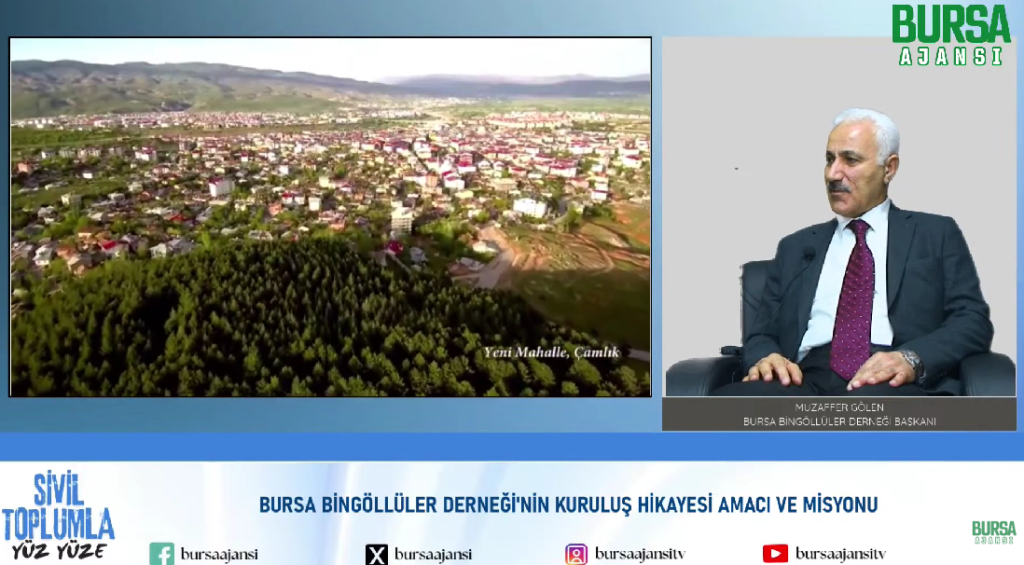 Sibel Öztopçu ile Sivil Toplumla Yüz Yüze / Muzaffer Gölen / Bursa Bingöllüler Derneği Başkanı