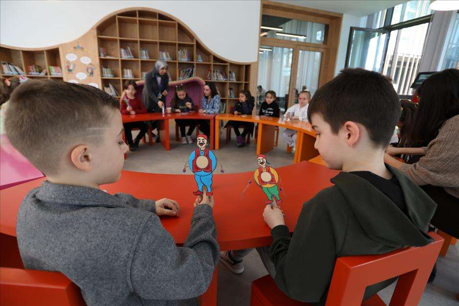 İnegöl’de minikler kendi ramazan davulunu yaptı