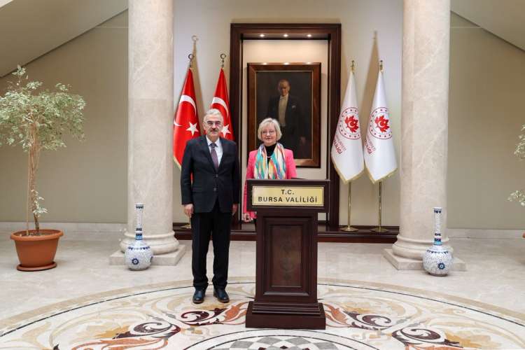 Alman Büyükelçi Sorg’a Bursa sürprizi